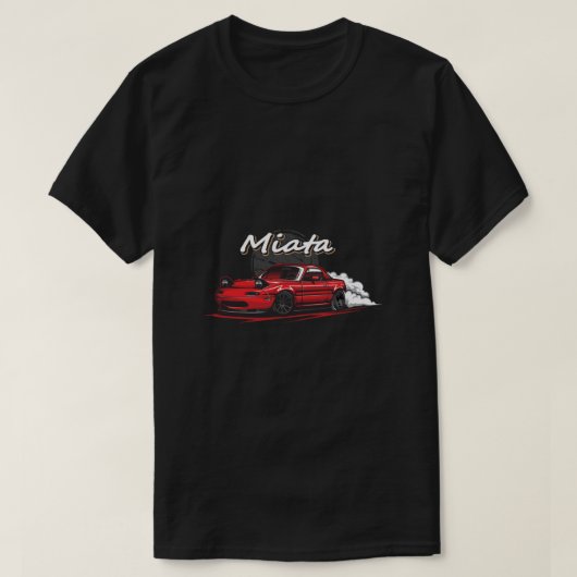 Mazda MX5 Miata Lichtgewicht T-shirt (Design voorkant)