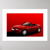 Mazda MX-5, Miata, Eunos Roadster Poster (Voorkant)