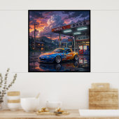 Mazda MX-5 Miata Toercar Poster (Keuken)