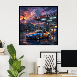 Mazda MX-5 Miata Toercar Poster