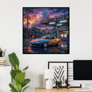 Mazda MX-5 Miata Toercar Poster