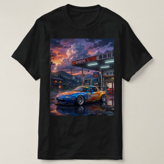 Mazda MX-5 Miata Toercar T-shirt (Design voorkant)