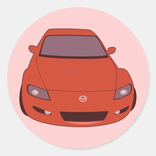 Mazda Ronde Sticker (Voorkant)