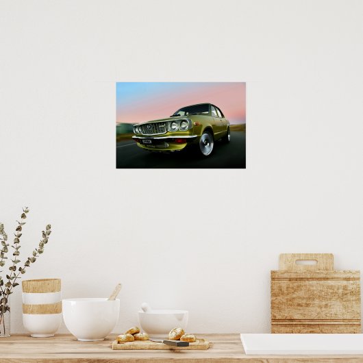 Mazda Rotary Powered RX3 Poster (Keuken)