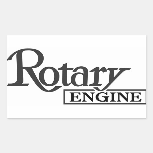 Mazda Roterende Motor Sticker (Voorkant)