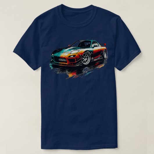 Mazda RX7 13 T-shirt (Design voorkant)