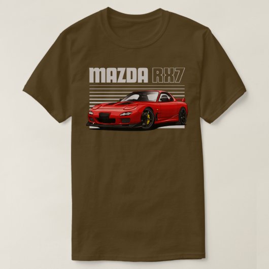 MAZDA RX7 2 T-SHIRT (Design voorkant)