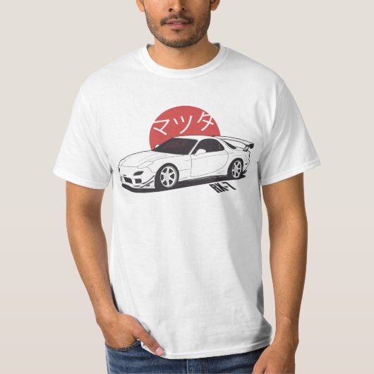 Mazda RX7 - CarCorner T-shirt (Voorkant)