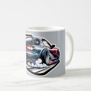 Mazda RX7 FD Drifting Koffiemok