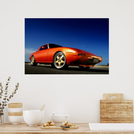 Mazda RX7 Rotor Poster (Keuken)
