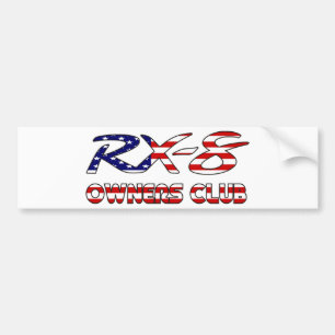 Mazda RX8 Amerikaanse club Bumpersticker