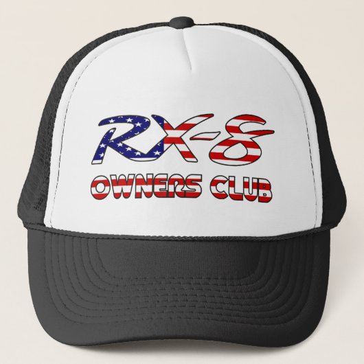 Mazda RX8 Amerikaanse club Trucker Pet (Voorkant)