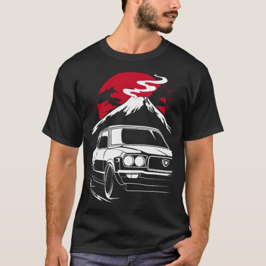 Mazda RX-3 Savanna GT Fuji T-shirt (Voorkant)
