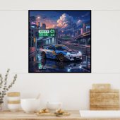 Mazda RX-7 FD Poster (Keuken)