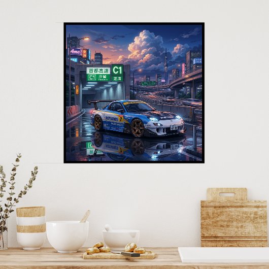 Mazda RX-7 FD Poster (Keuken)