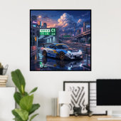 Mazda RX-7 FD Poster (Thuiskantoor)