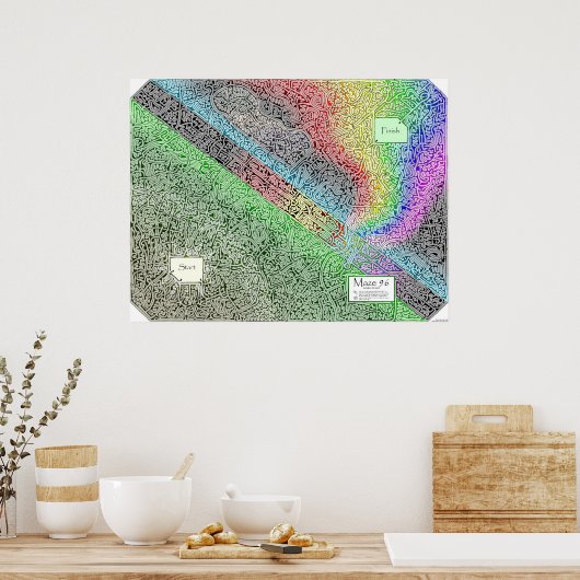 Maze 96 poster (Keuken)