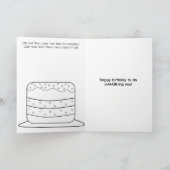 Maze Activity Child Birthday Kaart - Animals Trace (Binnen)