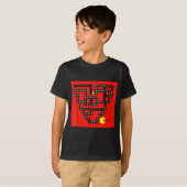 Maze Arcade Game Valentines Day Retro Gaming Gifts T-shirt (Voorkant volledig)
