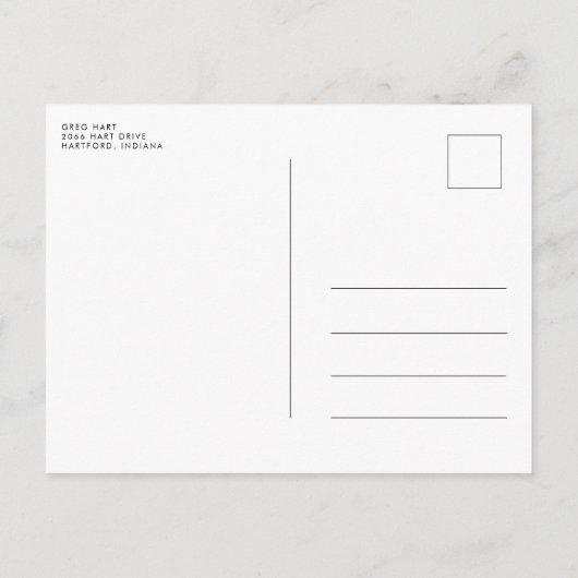 Maze Briefkaart (Achterkant)