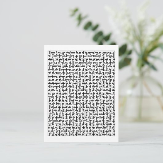 Maze Briefkaart (Staand voorkant)