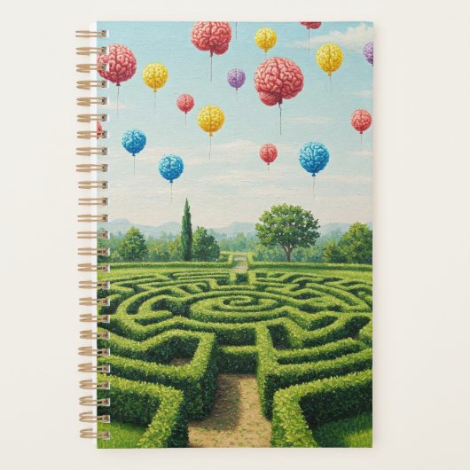 Maze en Brain Balloons Planner (Voorkant)