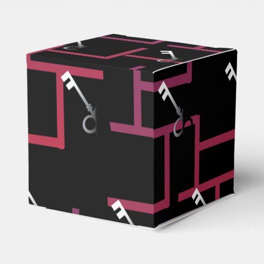 Maze Escape Party Maze for Snoep Box Bedankdoosjes (Achterkant)