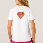 MAZE LOVE HEART BY MASANSER PIXELAT T-SHIRT (Achterkant)