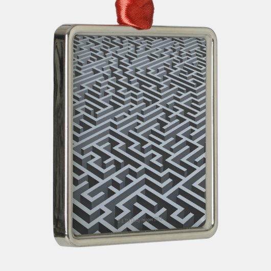 Maze Metalen Ornament (Rechts)
