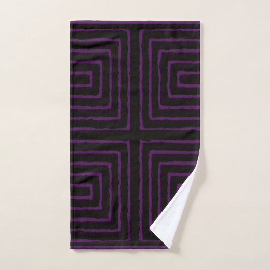 Maze Mud Cloth Bad Handdoek (Handdoek)