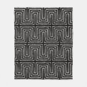 Maze Mudcloth Fleece Blanket (Voorkant)