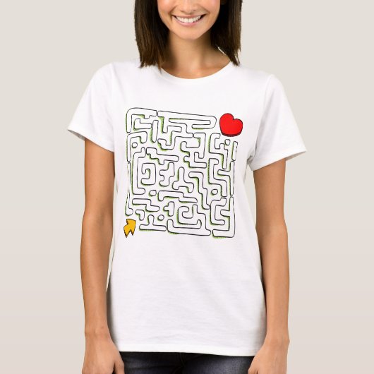 Maze of love t-shirt (Voorkant)