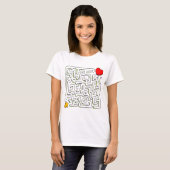 Maze of love t-shirt (Voorkant volledig)