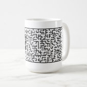 Maze on a Mok Funny Mug (Voorkant rechts)