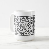 Maze on a Mok Funny Mug (Voorkant links)