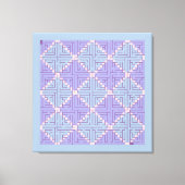 Maze Patchwork Canvas Afdruk (Voorkant)