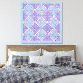 Maze Patchwork Canvas Afdruk (Insitu (Slaapkamer))