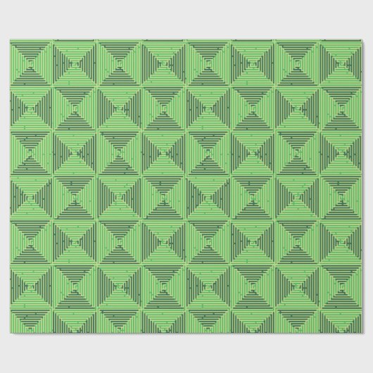 Maze Patchwork Canvas afdrukken Cadeaupapier (Vlak)