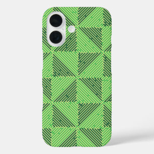 Maze Patchwork Canvas afdrukken iPhone 16 Hoesje