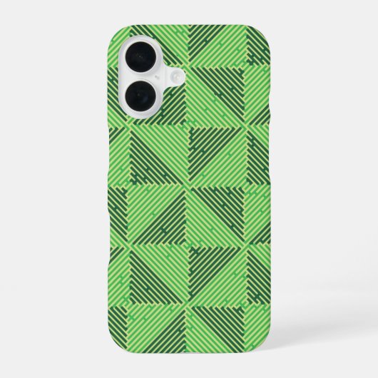 Maze Patchwork Canvas afdrukken iPhone 16 Hoesje (Achterkant)