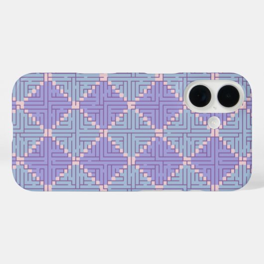 Maze Patchwork Case-Mate iPhone Case (Achterkant (horizontaal))