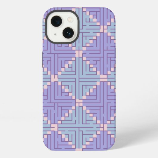 Maze Patchwork iPhone Hoesje (Achterkant)