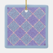 Maze Patchwork Keramisch Ornament (Achterkant)