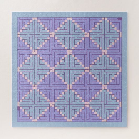 Maze Patchwork Legpuzzel (Horizontaal)