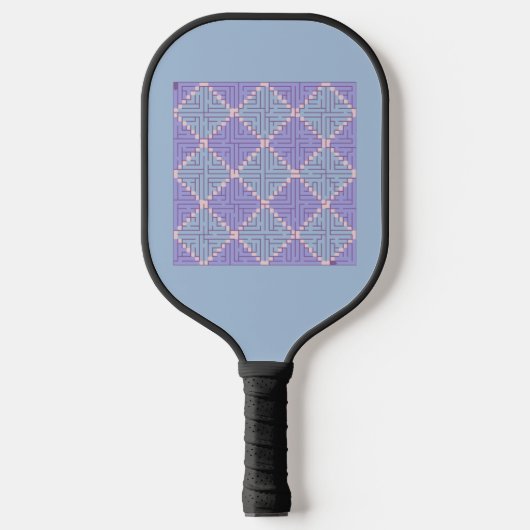 Maze Patchwork Pickleball Paddle (Voorkant)