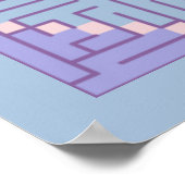 Maze Patchwork Poster (Hoek)