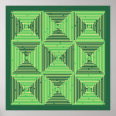 Maze Patchwork Poster (Voorkant)