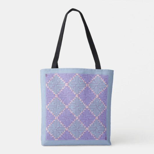 Maze Patchwork Tote Bag (Achterkant)