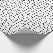Maze patroon cadeaupapier (Hoek)