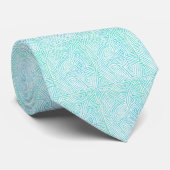 'Maze' Pattern Necktie Stropdas (Opgerold)